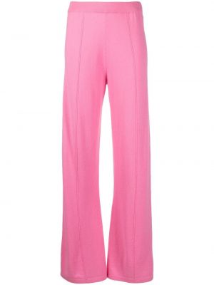 Spodnie relaxed fit Chinti & Parker różowe
