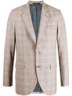 Blazer med mönster i rutigt Paul Smith grön