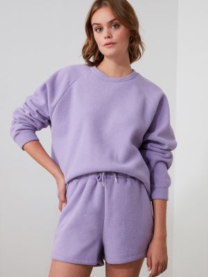 Bermuda kratke hlače Trendyol vijolična