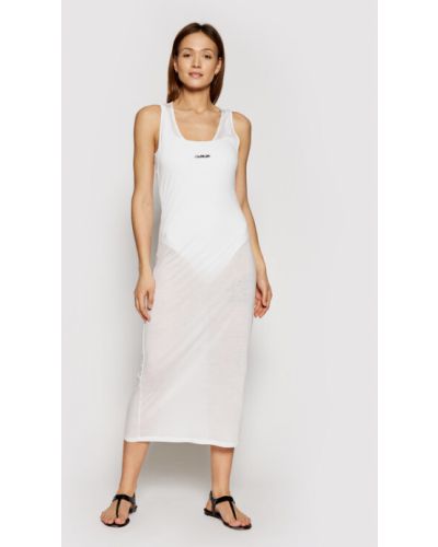 Calvin Klein Swimwear Strand ruha KW0KW01355 Fehér Regular Fit