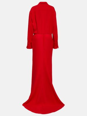 Μάξι φόρεμα Valentino κόκκινο