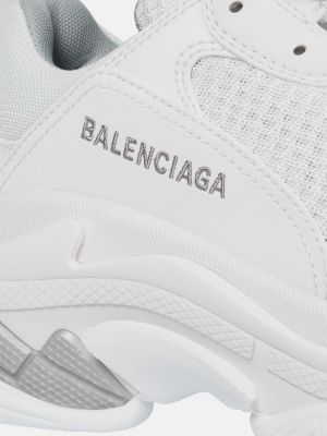 Sneakerși Balenciaga Triple S alb