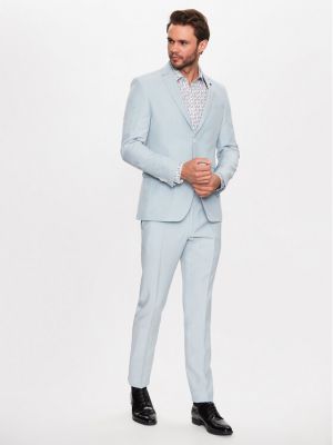 Priliehavý oblek Karl Lagerfeld modrá