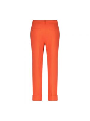 Pantalones chinos de cintura alta Marc Cain naranja