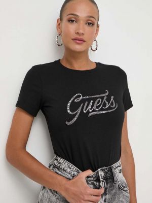 Тениска Guess черно