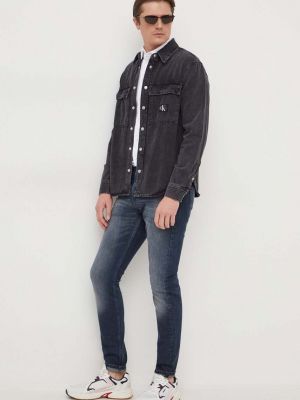 Traper jakna Calvin Klein Jeans crna