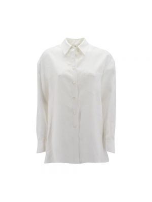 Biała koszula Loro Piana, biały