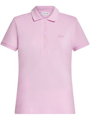 Polo marškinėliai Lacoste rožinė