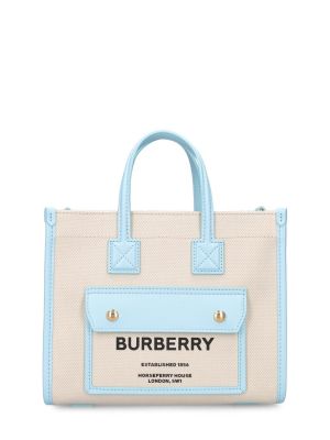 Памучни шопинг чанта Burberry