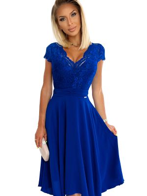 Sukienka koronkowa Numoco - Niebieski