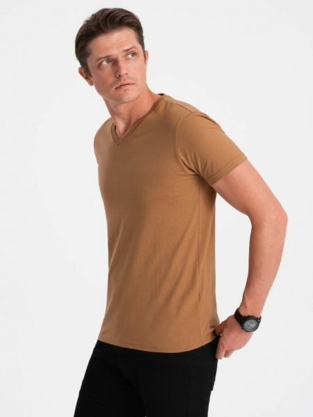 T-shirt Ombre Clothing braun