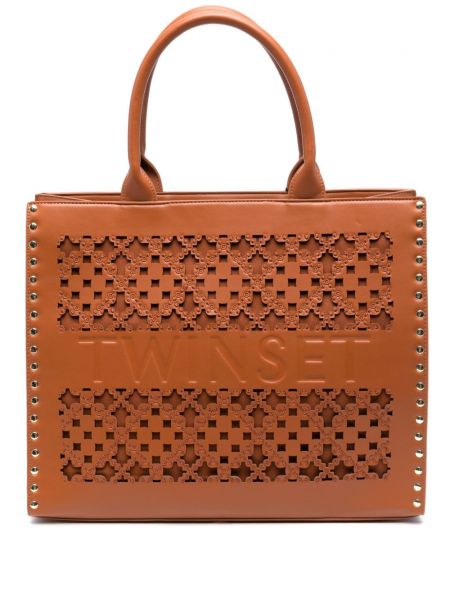 Shopping bag Twinset brun