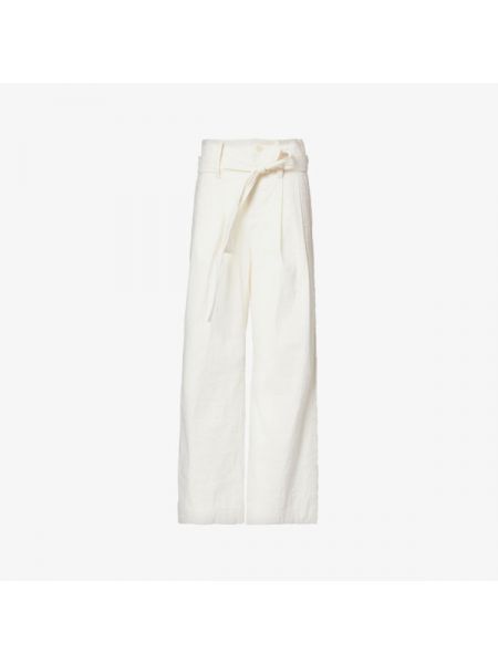 Прямые брюки Issey Miyake белые