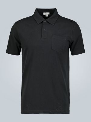 Poloshirt aus baumwoll Sunspel schwarz