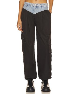 Pantalon cargo plissé Blanknyc noir