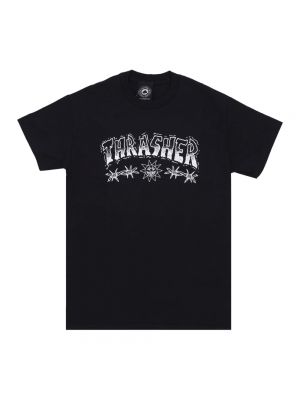 Koszulka w miejskim stylu Thrasher czarna