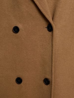 Cappotto di lana The Frankie Shop marrone
