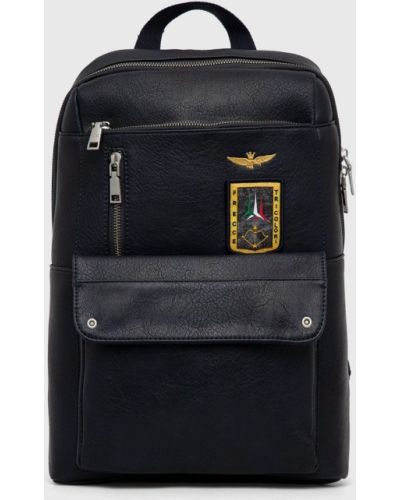 Однотонний рюкзак Aeronautica Militare синій