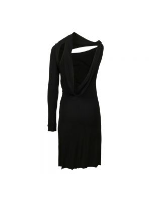 Sukienka mini asymetryczna Victoria Beckham czarna