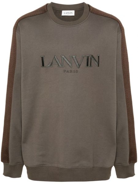 Işlemeli uzun kazak Lanvin yeşil