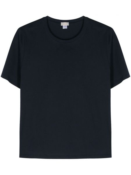 Kokvilnas t-krekls Hanro zils