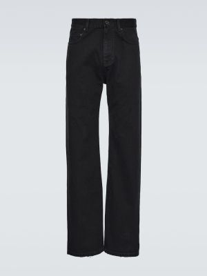Straight leg jeans distressed Balenciaga nero