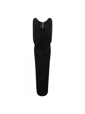 Sukienka długa Saint Laurent czarna