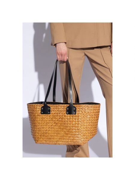 Shopper handtasche mit taschen Allsaints beige