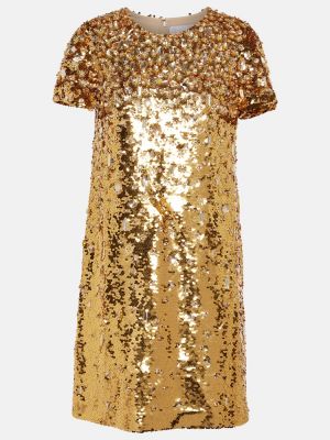 Obleka Carolina Herrera zlata