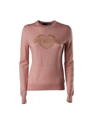 Bluza dresowa Love Moschino różowa