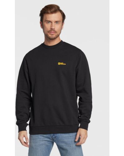 Jack Wolfskin Pulóver Essential 1710212 Fekete Regular Fit