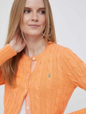 Памучен елек Polo Ralph Lauren оранжево
