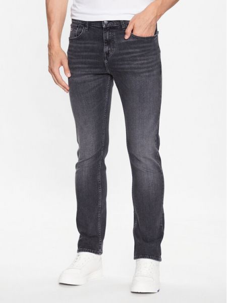 Straight fit džíny Tommy Jeans černé