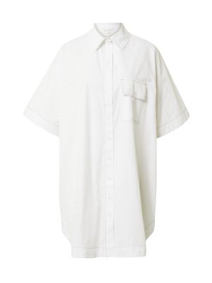 Košeľové šaty Topshop biela