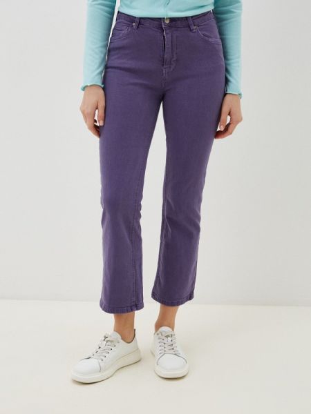 Фиолетовые прямые джинсы Springfield