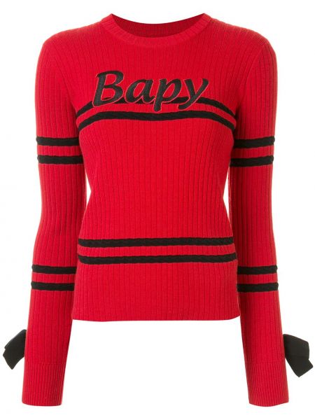 Top a rayas Bapy By *a Bathing Ape® rojo
