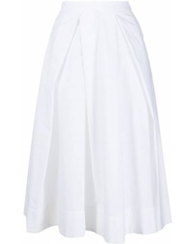 Falda midi plisada Marni blanco
