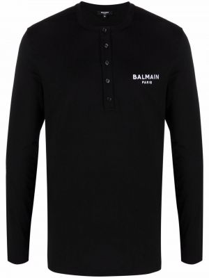 Trykt t-skjorte Balmain svart