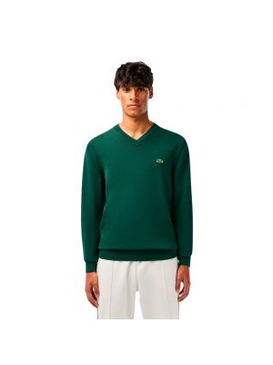 Sweter bawełniany Lacoste zielony