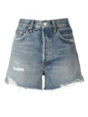 Jeansshorts Agolde blå