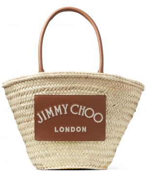 Τσάντα shopper με κέντημα Jimmy Choo