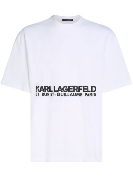 T-paita Karl Lagerfeld valkoinen