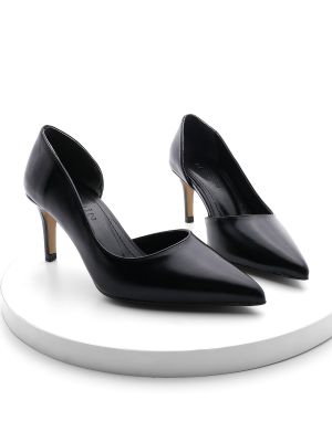 Полуотворени обувки с ток Marjin черно