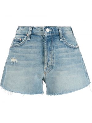 Shorts en jean Mother bleu