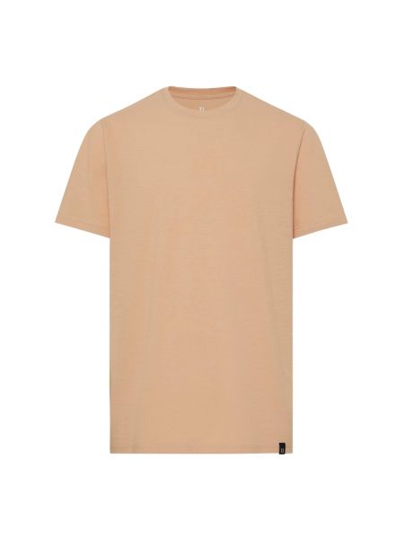 Dzianinowa koszulka bawełniana Boggi Milano pomarańczowa