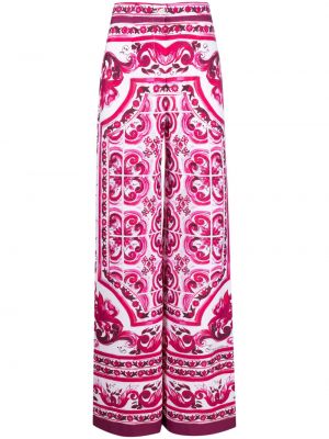 Παντελόνι με σχέδιο σε φαρδιά γραμμή Dolce & Gabbana