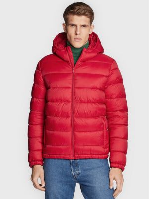 Pernata jakna United Colors Of Benetton crvena