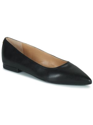 Balerina cipők Lauren Ralph Lauren fekete