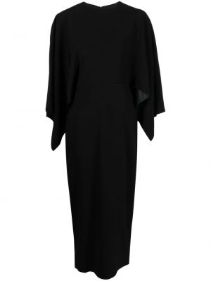 Drapované večerné šaty Rodebjer čierna