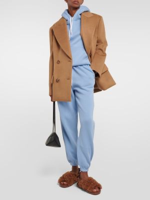 Fleecové sportovní kalhoty Polo Ralph Lauren modré